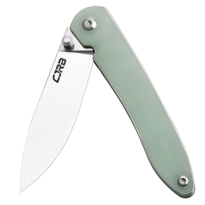 CJRB Ria Linerlock Jade G10 12C27 - Knives.mx