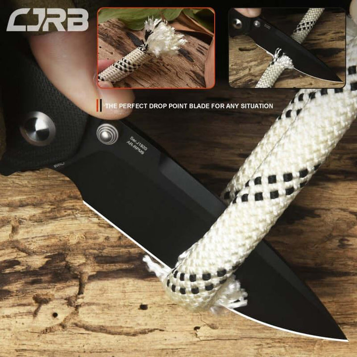 CJRB Scoria Linerlock Blackout G10 PVD AR-RPM9 - Knives.mx