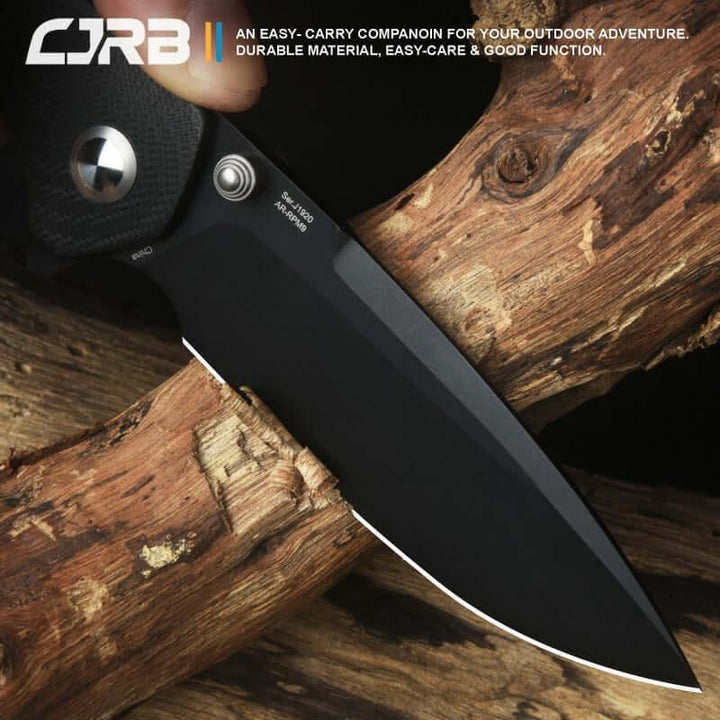 CJRB Scoria Linerlock Blackout G10 PVD AR-RPM9 - Knives.mx