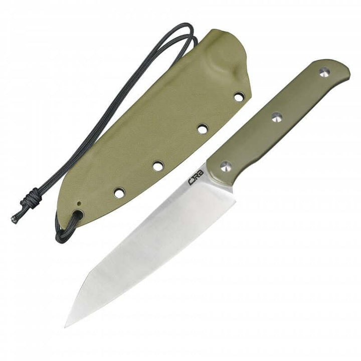 CJRB Silax Fixed Blade Green G10 AR-RPM9 - Knives.mx