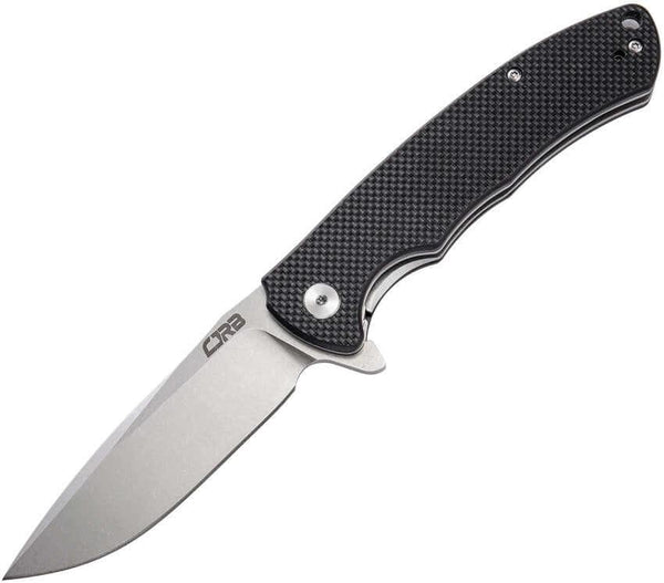 CJRB Taiga Linerlock Black G10 D2 - Knives.mx