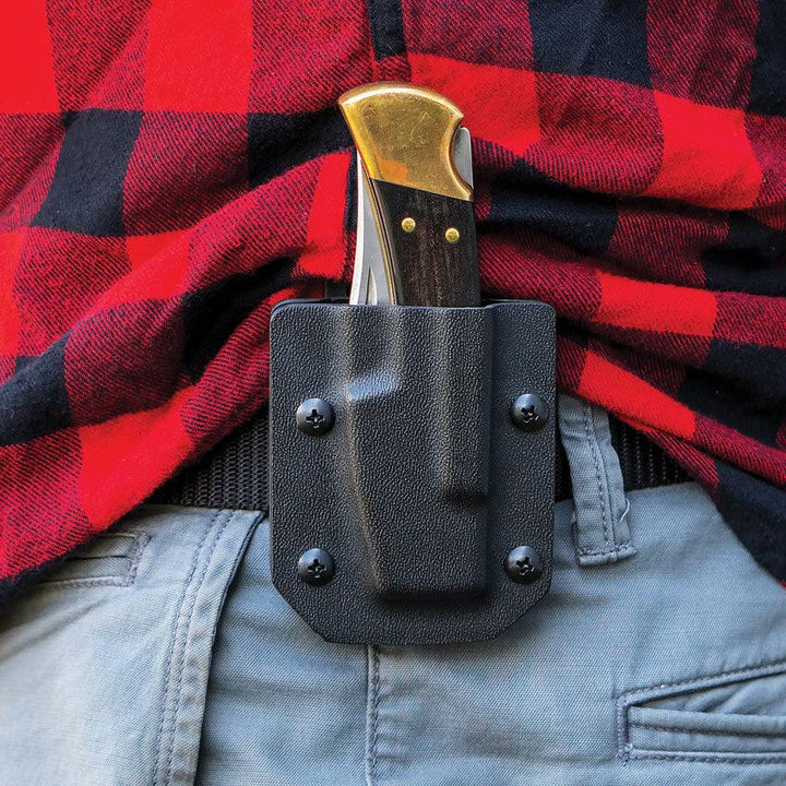 Clip & Carry Buck 110/112 Sheath Black Kydex - Knives.mx