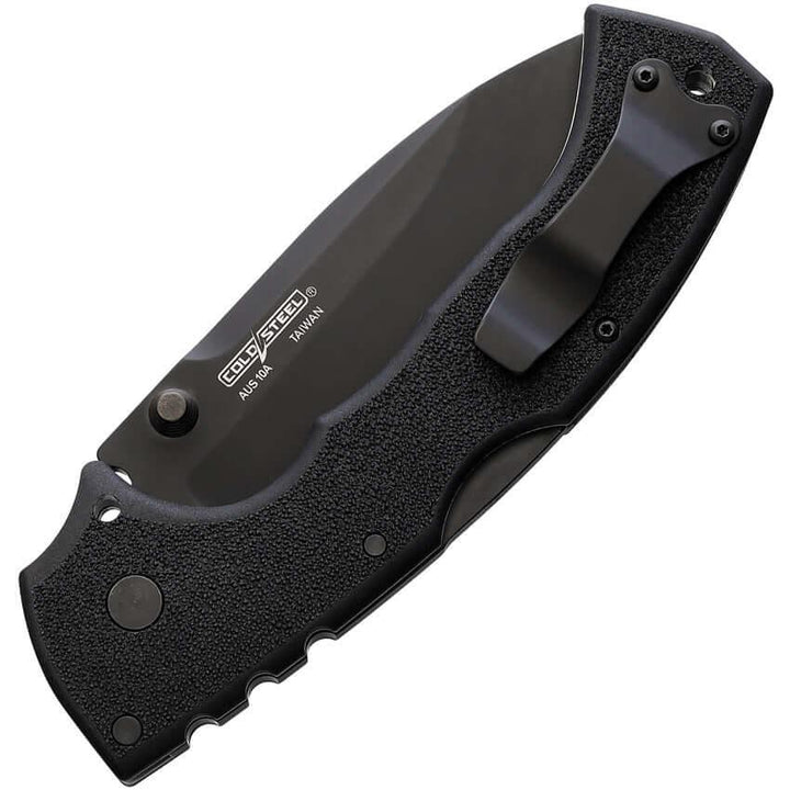 Cold Steel 4-Max Scout Lockback Black Griv-Ex Black AUS10A - Knives.mx