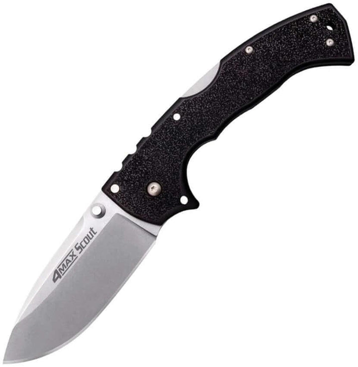 Cold Steel 4-Max Scout Lockback Black Griv-Ex Stonewash AUS-10A - Knives.mx