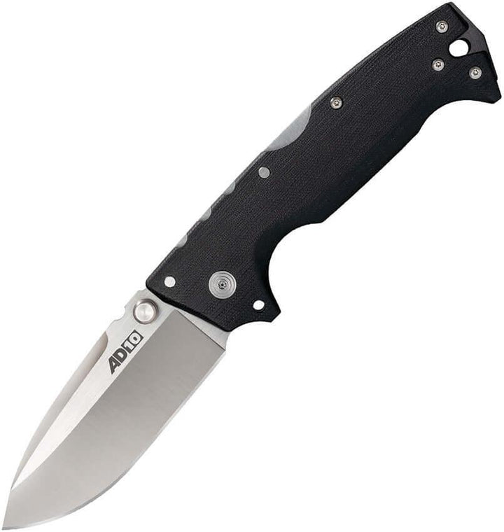 Cold Steel AD-10 Lockback Black G10 Satin Drop Point S35VN - Knives.mx