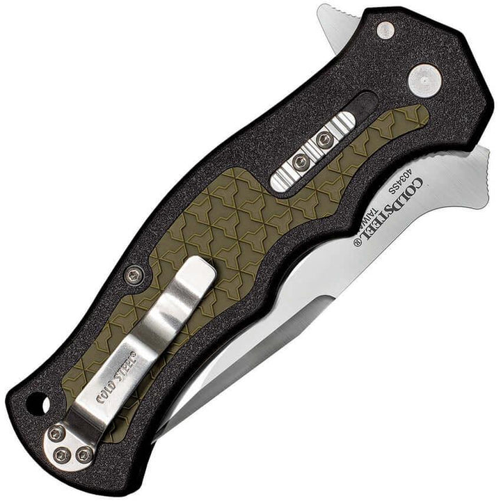 Cold Steel Crawford Model 1 Linerlock Black & Green Zy-Ex 4034 Stainless - Knives.mx