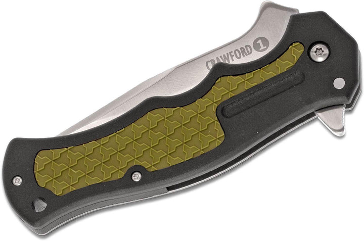 Cold Steel Crawford Model 1 Linerlock Black & Green Zy-Ex 4034 Stainless - Knives.mx