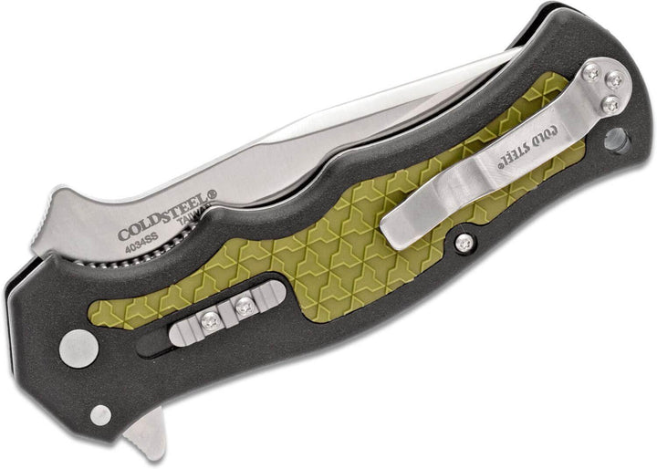 Cold Steel Crawford Model 1 Linerlock Black & Green Zy-Ex 4034 Stainless - Knives.mx