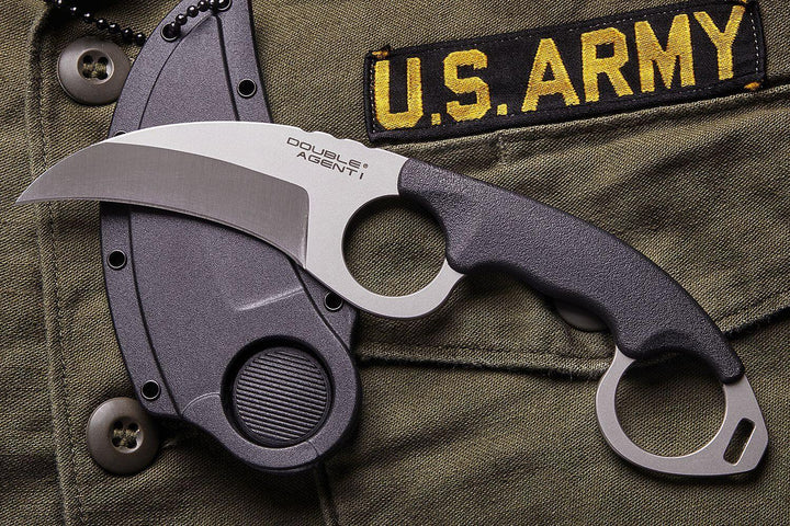 Cold Steel Double Agent I Karambit Plain AUS-8 - Knives.mx