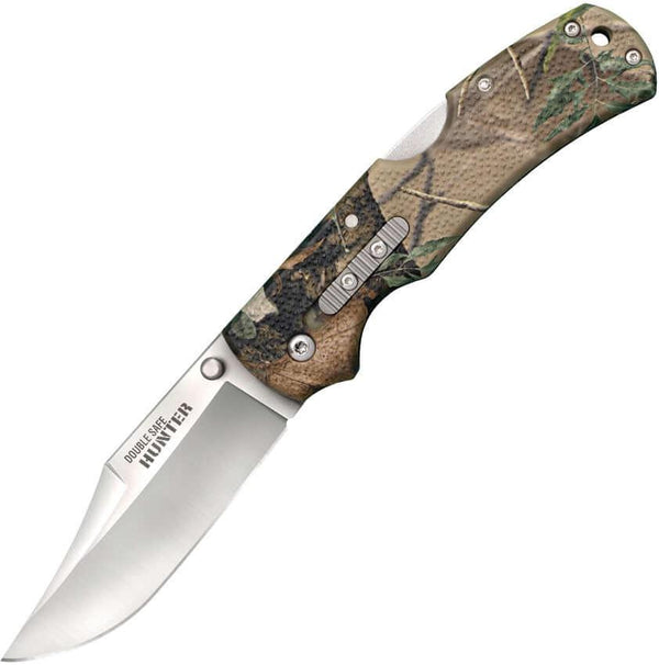 Cold Steel Double Safe Hunter Lockback Camo GRN Satin 8Cr13MoV - Knives.mx