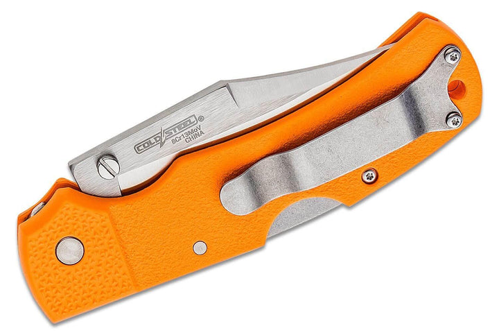 Cold Steel Double Safe Hunter Lockback Orange GFN Satin 8Cr13MoV - Knives.mx