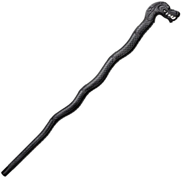 Cold Steel Dragon Walking Stick Black Polypropylene - Knives.mx