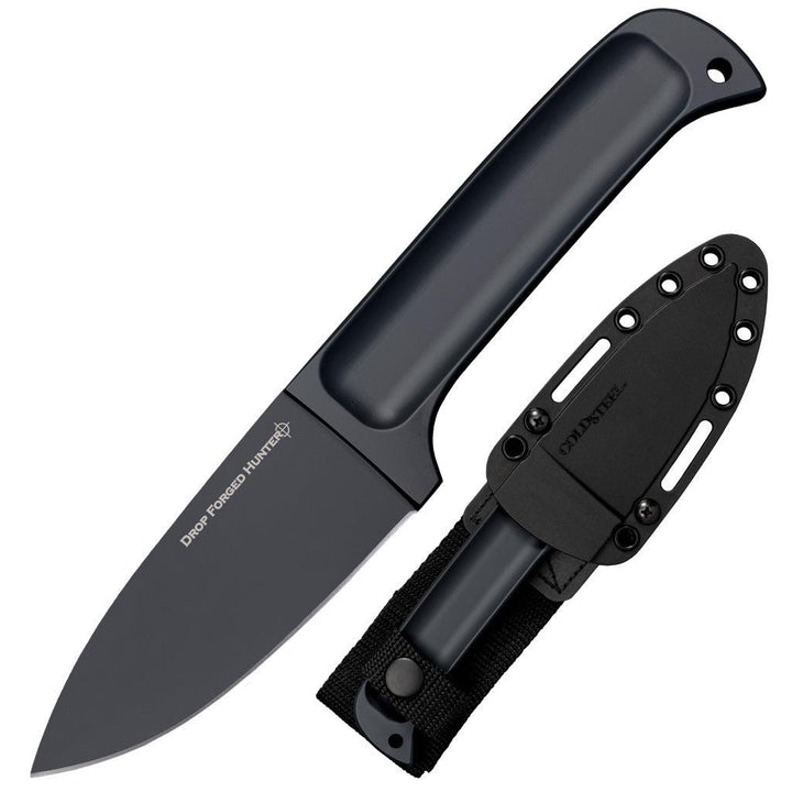 Cold Steel Drop Forged Hunter Black Coated 52100HC - Knives.mx