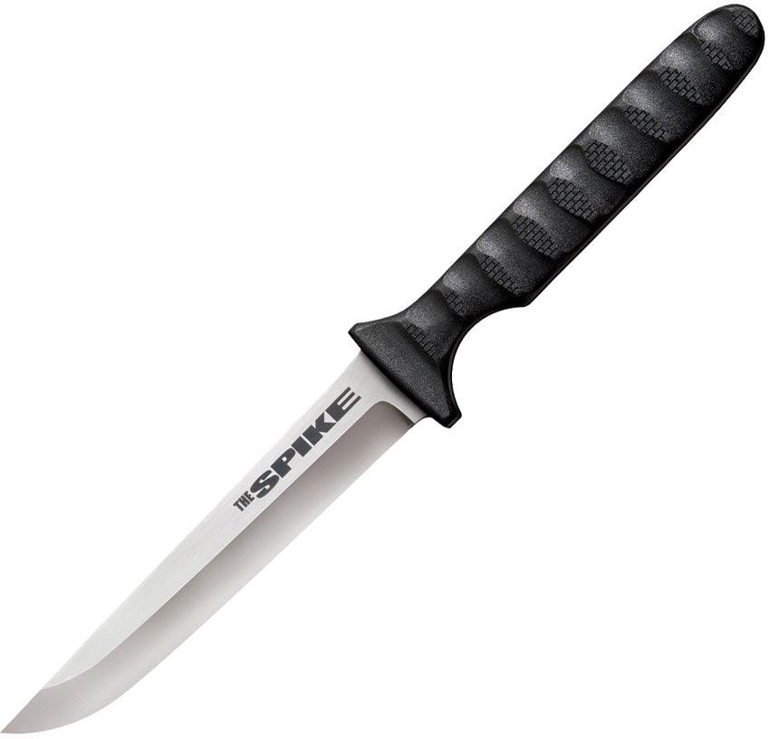 Cold Steel Drop Point Spike Black Griv-Ex Satin 4116 Stainless - Knives.mx