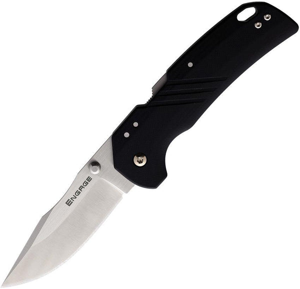 Cold Steel Engage Atlas Lock Black G10 Clip Point Satin S35Vn - Knives.mx