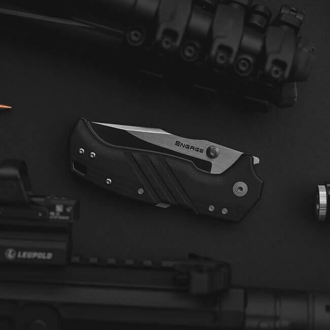 Cold Steel Engage Atlas Lock Black G10 Satin S35VN - Knives.mx
