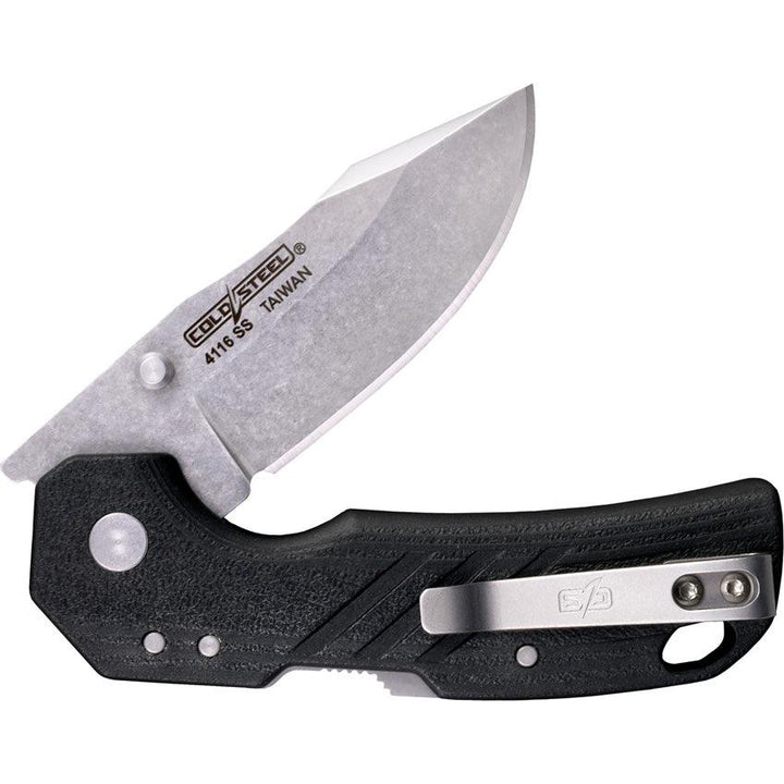 Cold Steel Engage Atlas Lock Black GFN Stonewash Clip Point 4116 Stainless - Knives.mx