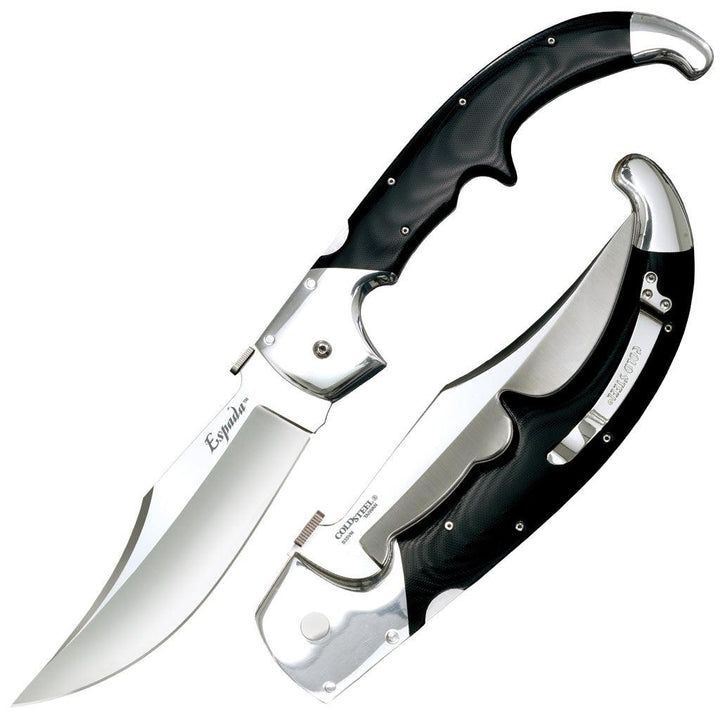 Cold Steel Espada XL Lockback Black Polished G10 Satin CPM S35VN - Knives.mx