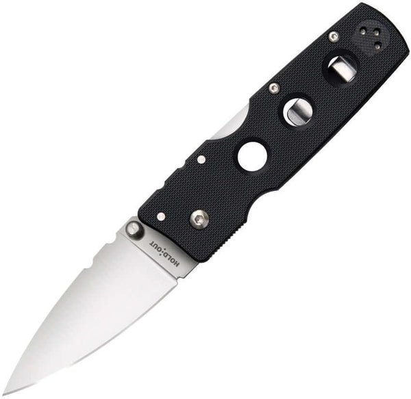 Cold Steel Hold Out 3" Black G10 Plain Satin S35VN - Knives.mx