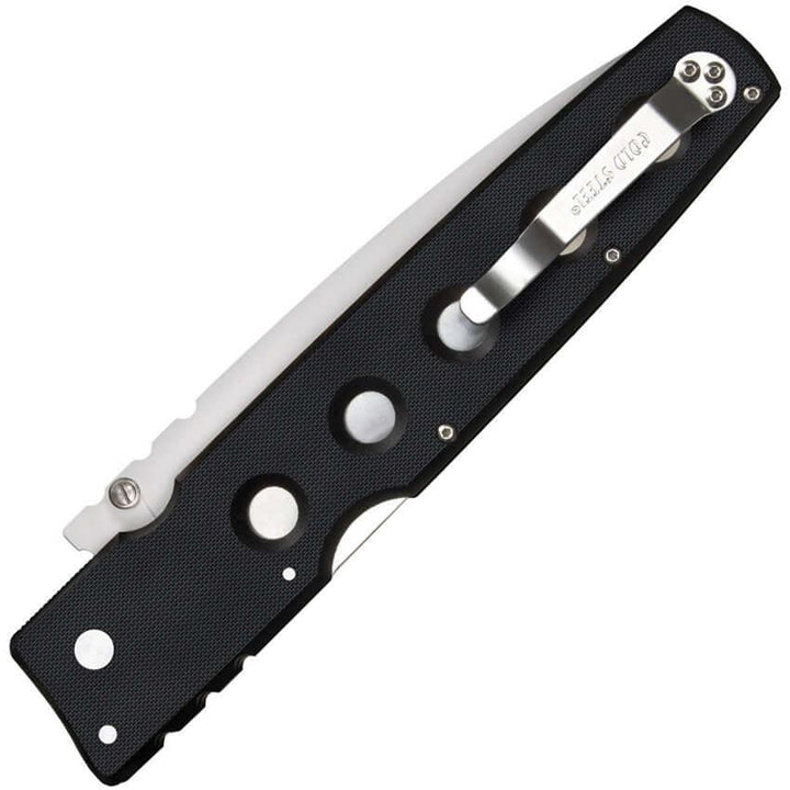Cold Steel Hold Out 6" Black G10 Serrated Satin S35VN - Knives.mx