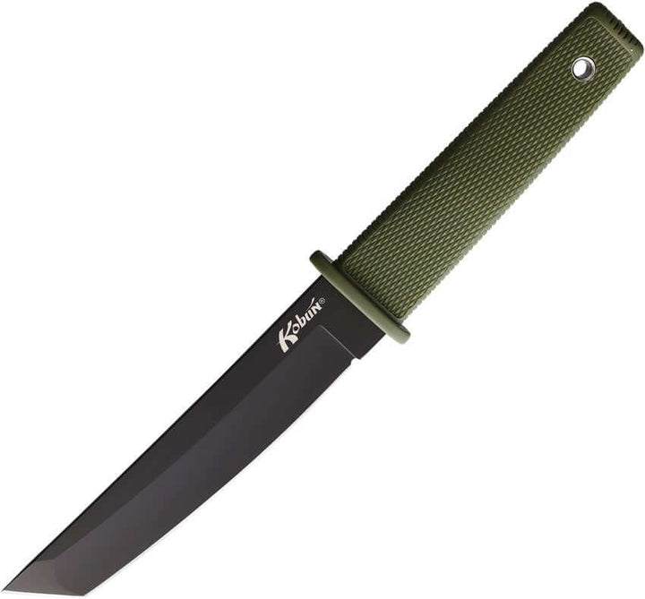 Cold Steel Kobun Fixed Blade OD Green Black AUS8A - Knives.mx