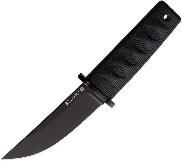 Cold Steel Kyoto II Fixed Blade Blackout Kray-Ex Drop Point 8Cr13MoV - Knives.mx