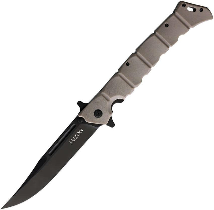 Cold Steel Large Luzon Dark Earth GFN Black 8Cr13MoV - Knives.mx