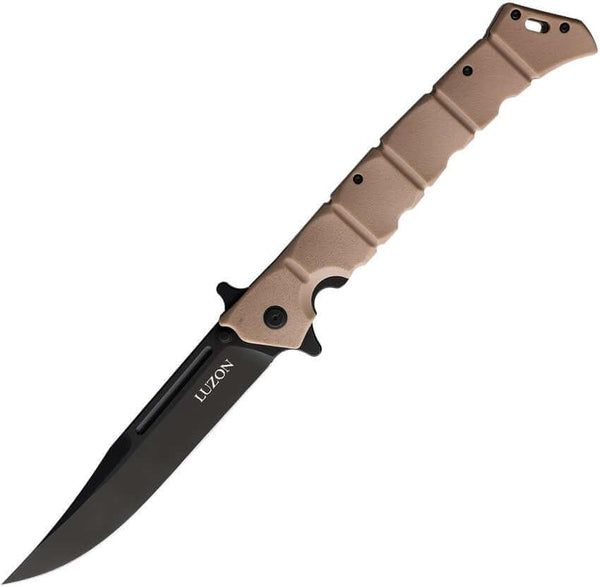 Cold Steel Large Luzon Desert Tan GFN Black 8Cr13MoV - Knives.mx