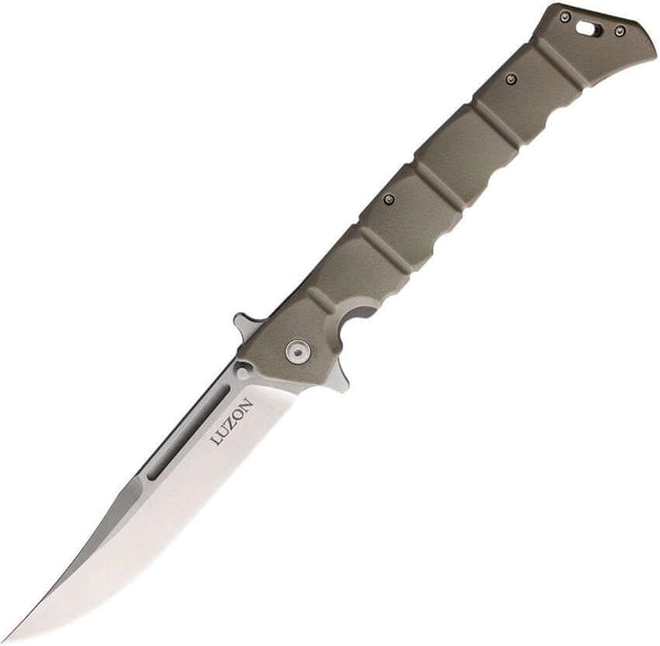 Cold Steel Large Luzon Linerlock Dark Earth GFN Satin 8Cr13MoV - Knives.mx