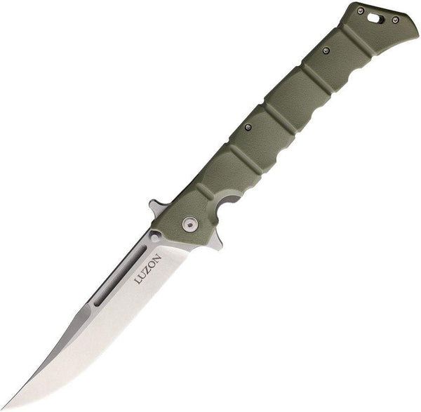 Cold Steel Large Luzon Linerlock OD Green GRN Stonewash 8Cr13MoV - Knives.mx