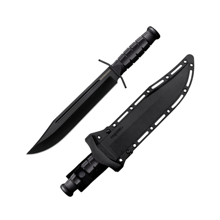 Cold Steel Leatherneck Bowie Black Kray-Ex D2 - Knives.mx