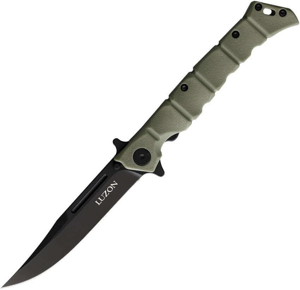 Cold Steel Medium Luzon OD Green GFN Black 8Cr13MoV - Knives.mx