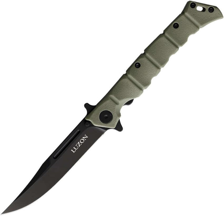 Cold Steel Medium Luzon OD Green GFN Black 8Cr13MoV - Knives.mx