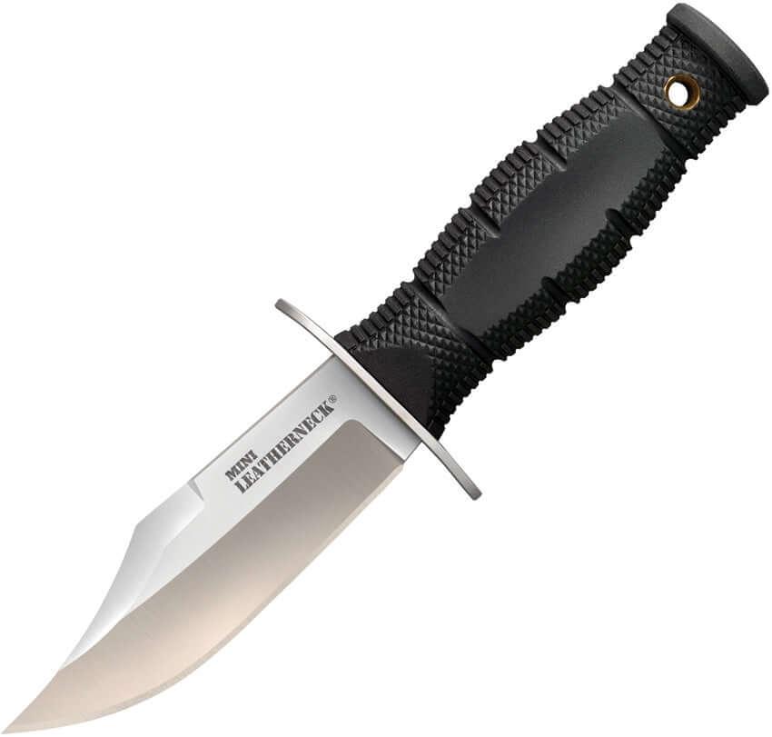 Cold Steel Mini Leatherneck Black Kray-Ex handle Clip Point 8Cr13MoV - Knives.mx