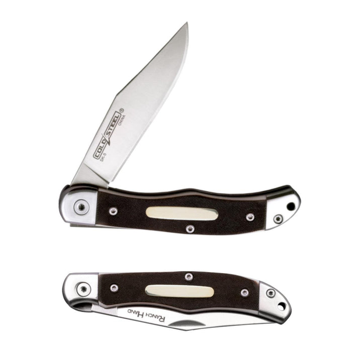 Cold Steel Ranch Hand Folder Satin Clip Point SK5 - Knives.mx