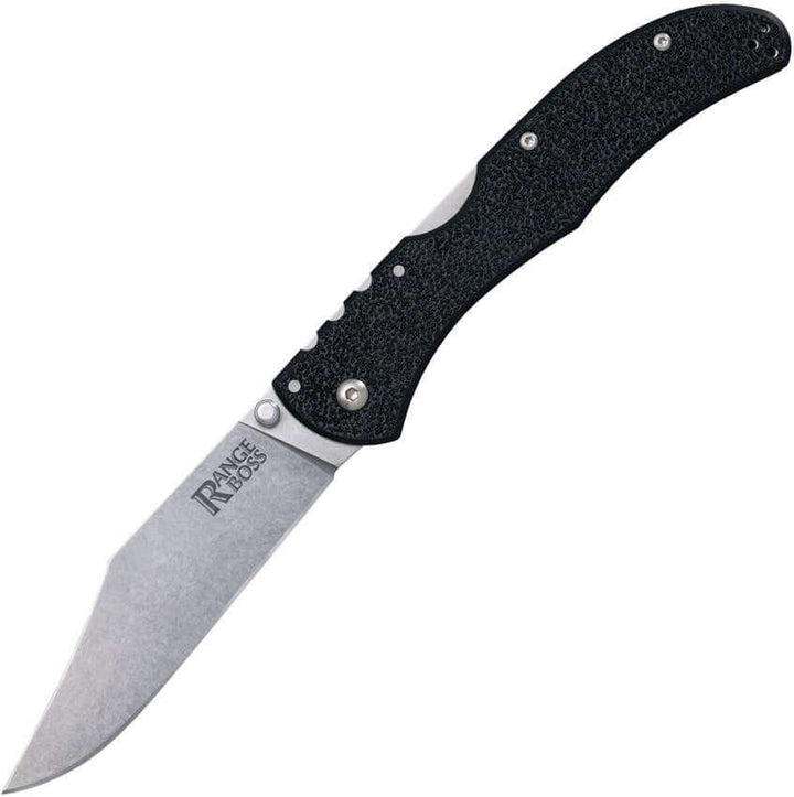 Cold Steel Range Boss Lockback Black Zytel SW 4034 Stainless Clip Point - Knives.mx