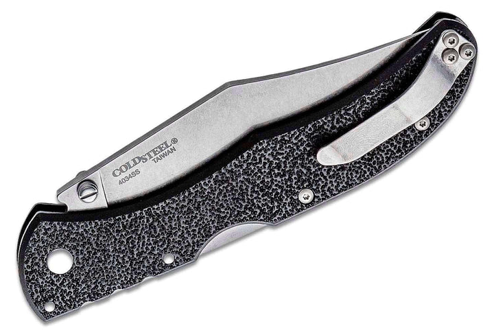 Cold Steel Range Boss Lockback Black Zytel SW 4034 Stainless Clip Point - Knives.mx