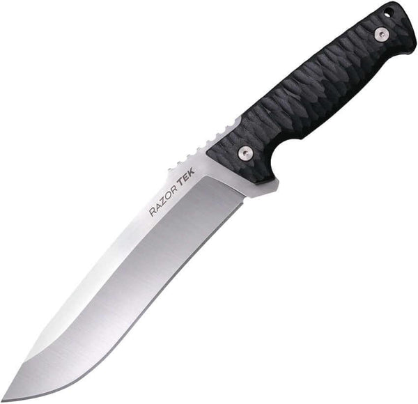 Cold Steel Razor Tek 6.5” Black GFN Satin 5mm Stainless 4116 - Knives.mx