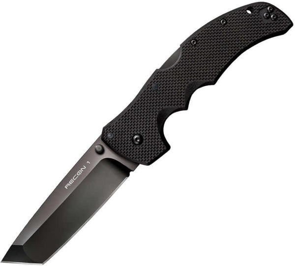 Cold Steel Recon 1 Lockback Black G10 DLC Plain Tanto S35VN - Knives.mx