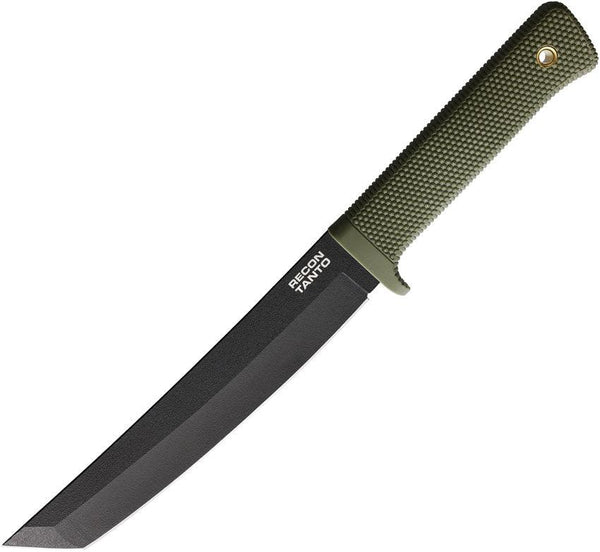 Cold Steel Recon OD Green Kray-Ex Black Powder Coated Tanto SK5 - Knives.mx