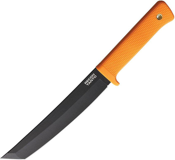 Cold Steel Recon Orange Kray-Ex Black Powder Coated Tanto SK5 - Knives.mx