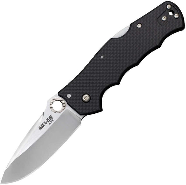 Cold Steel Silver Eye Lockback Carbon Fiber Satin S35VN - Knives.mx