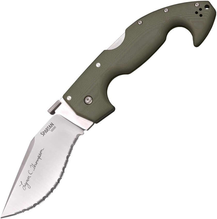 Cold Steel Spartan OD Green G10 CPM S35VN Lynn Thompson Signature Limited Edition - Knives.mx