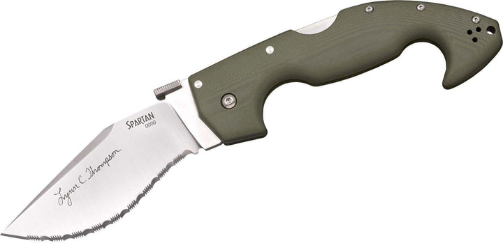 Cold Steel Spartan OD Green G10 CPM S35VN Lynn Thompson Signature Limited Edition - Knives.mx