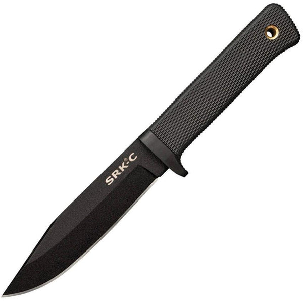 Cold Steel SRK Compact Fixed Blade Black Kray-Ex Clip Point Coated SK5 - Knives.mx