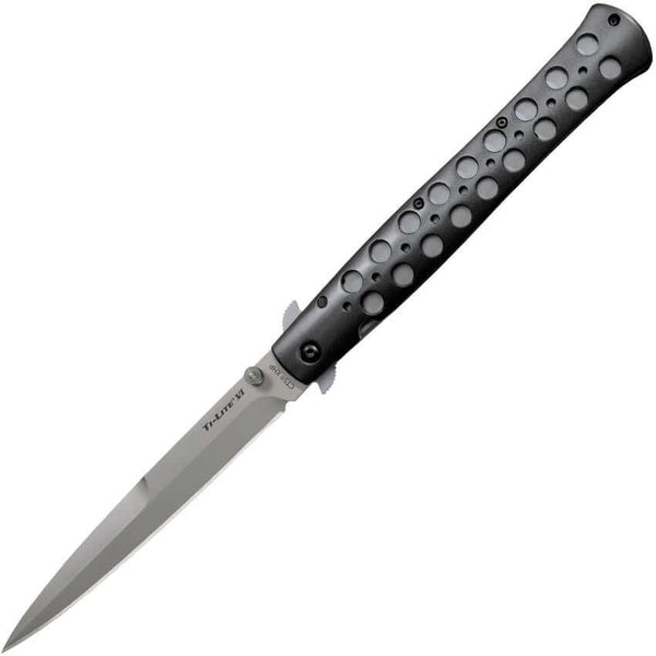 Cold Steel Ti-Lite Linerlock Black Aluminum Bead Blast CPM S35VN - Knives.mx