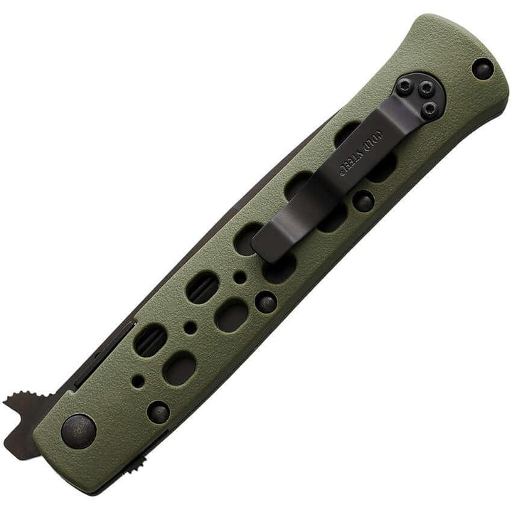Cold Steel Ti-Lite Linerlock OD Green Zytel AUS-8A 5" - Knives.mx