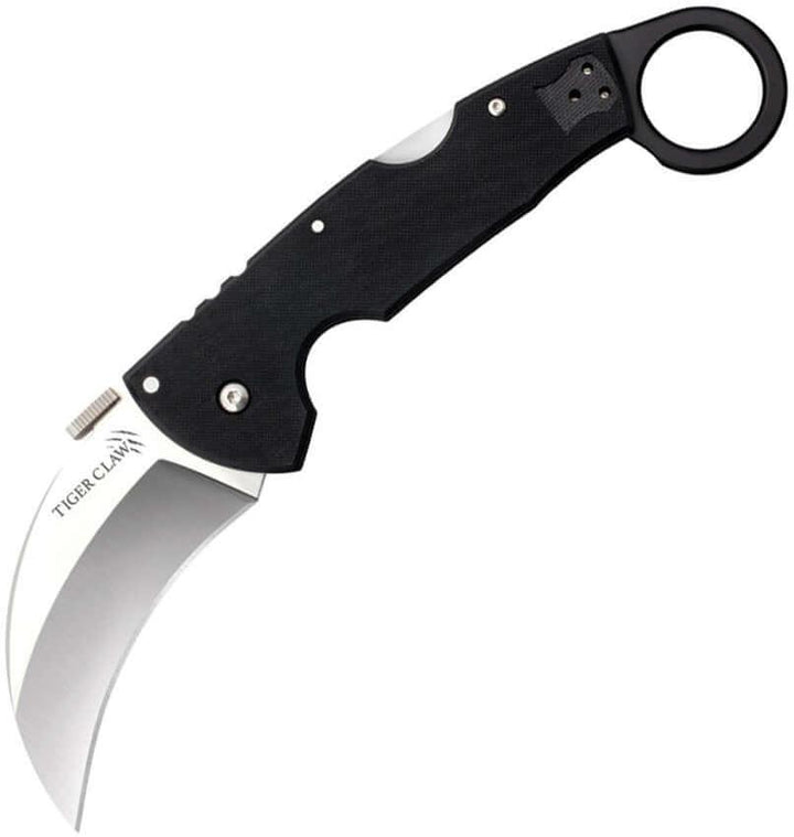 Cold Steel Tiger Claw Lockback Black G10 Satin S35VN - Knives.mx