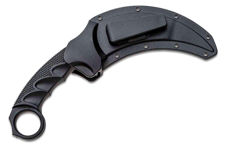 Cold Steel Tiger Karambit Black Griv-Ex Stonewash AUS-8A - Knives.mx