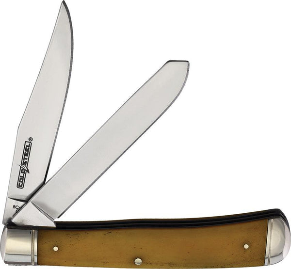 Cold Steel Trapper Brown Smooth Bone Mirror 8Cr13MoV - Knives.mx